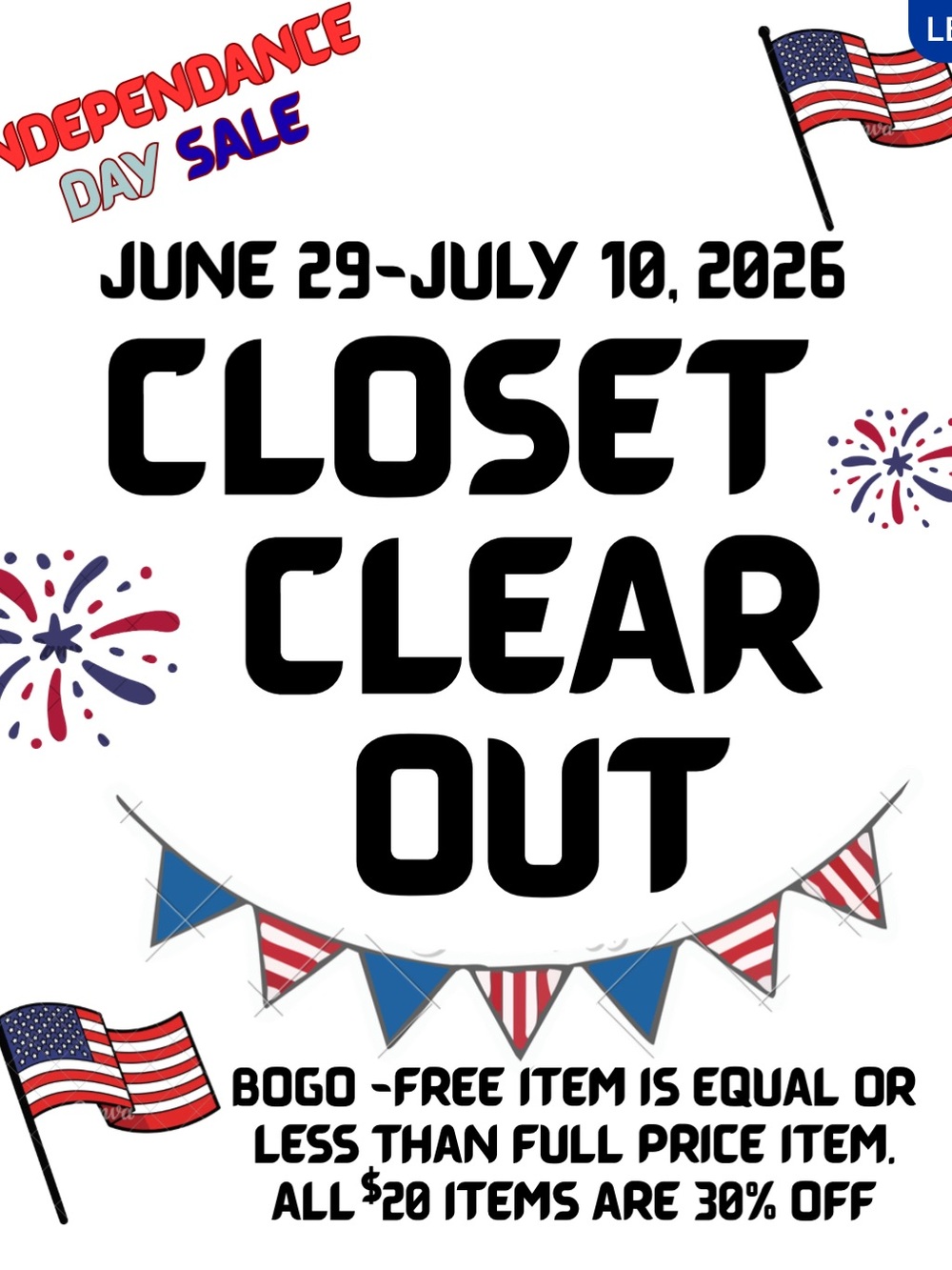 Hot Sale Event Poster